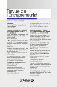 Picture of Revue de l'entrepreneuriat 2016/3-4