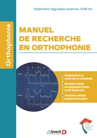 Picture of Manuel de recherche en orthophonie