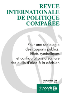Picture of Revue internationale de politique comparée 2019/4