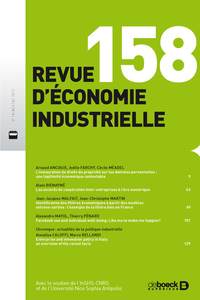 Image de Revue d'économie industrielle 2017/2 - 158