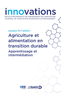 Picture of Innovations n° 70 - Agriculture et alimentation en transition durable.