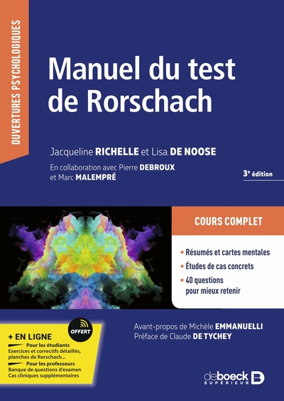 Image de Manuel du test de Rorschach
