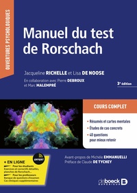 Image de Manuel du test de Rorschach
