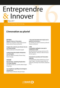 Image de Entreprendre & Innover 2016/3 - 30 - L'innovation au pluriel