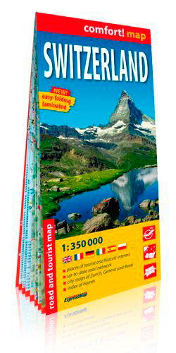 Image de Suisse (Ang) 1/350.000 (Carte Grand Format Laminée