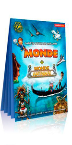 Picture of Carte Ccl Monde Pour Enfants (Verso/Monde Antique)