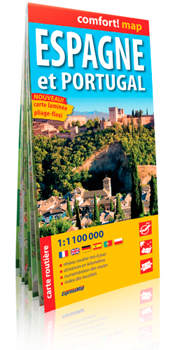 Picture of Espagne/Portugal 1/1M1 (Comfort !Map, Laminée)