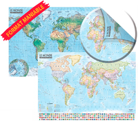 Image de Carte Du Monde : Politique Et Physique