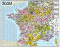 Image de France 1/1M050 (Carte Murale Laminée)