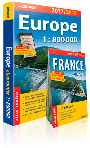 Picture of Atlas Routier Europe 2017/2018  1/800.000
