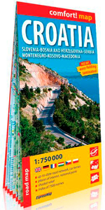Image de Croatie Slovénie, Bosnie-Herzégovine... 1/750000 (