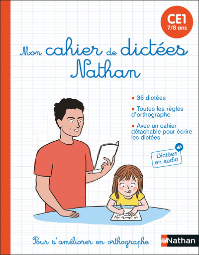 Picture of Mon cahier de dictées Nathan CE1 (7/8 ans)