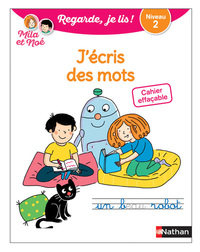 Image de Cahier effaçable J'écris des mots - Niveau 2 avec Mila et Noé