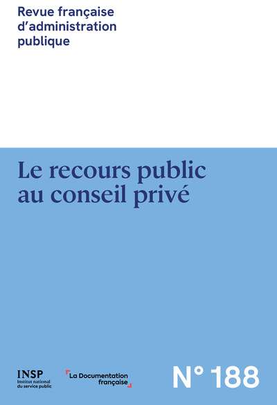 Picture of Le recours public au conseil privé