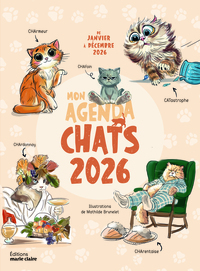 Image de Mon agenda chats 2026