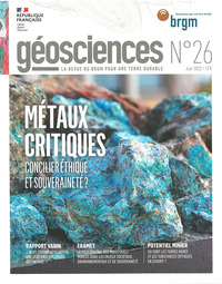 Picture of N26 METAUX CRITIQUES, CONCILIER ETHIQUE & SOUVERAINETE ?GEOSCIENCES
