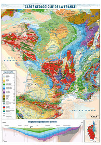 Picture of PUZZLE FRANCE GEOLOGIQUE PUZZLE 1000 PIECES 680X490 MM