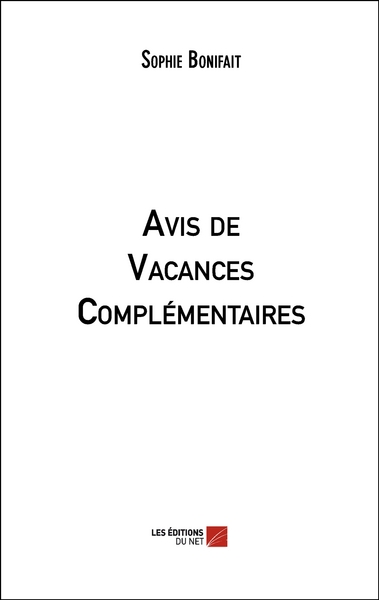 Picture of Avis de Vacances Complémentaires