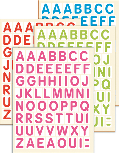 Picture of Gommettes lettres majuscules