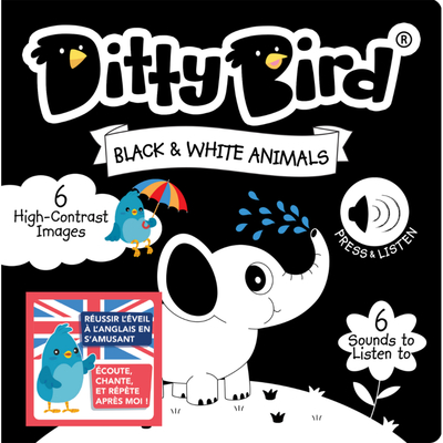 Picture of DITTY BIRD - BLACK AND WHITE ANIMALS.