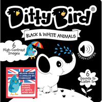Picture of DITTY BIRD - BLACK AND WHITE ANIMALS.