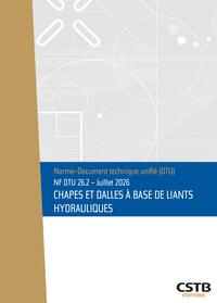 Picture of NF DTU 26.2 Chapes et dalles à base de liants hydrauliques