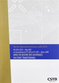 Picture of NF DTU 25.51 Mise en oeuvre des ouvrages en staff traditionnel