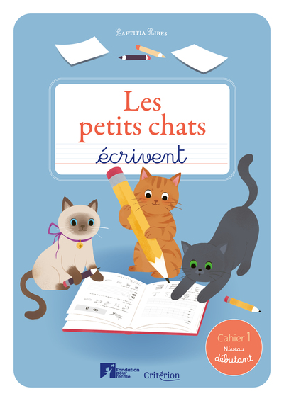 Image de Les petits chats écrivent – Cahier 1 – Niveau débutant