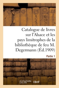 Picture of Catalogue de livres sur l'Alsace et les pays limitrophes
