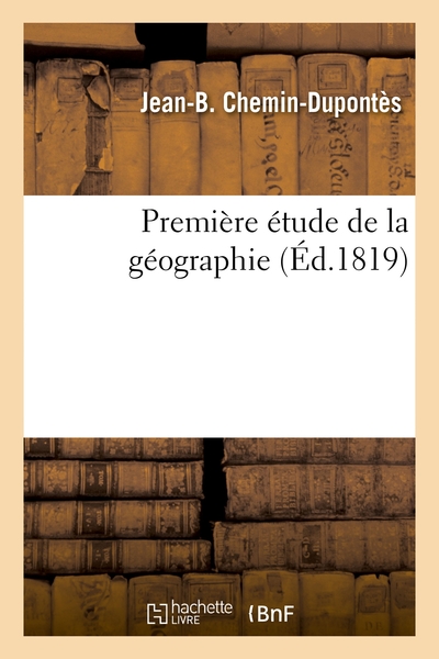 Picture of Première étude de la géographie