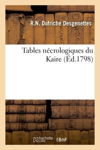 Image de Tables nécrologiques du Kaire