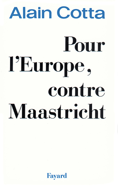 Picture of Pour l'Europe, contre Maastricht