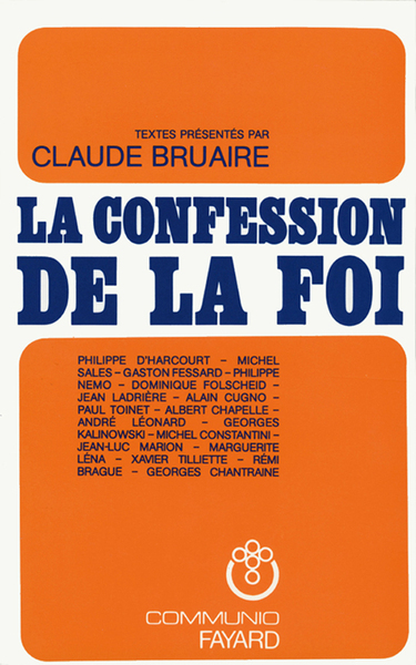 Picture of La Confession de la foi chrétienne