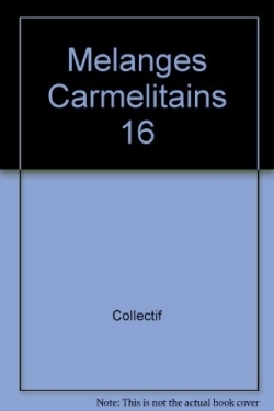Picture of Mélanges Carmélitains 16