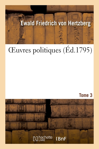 Picture of OEuvres politiques. Tome 3
