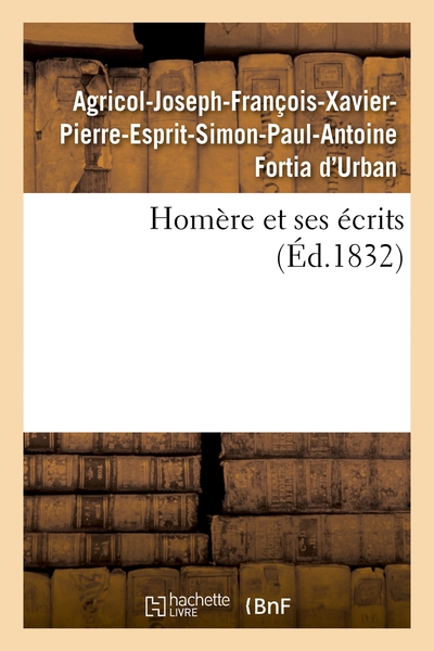 Picture of Homère et ses écrits