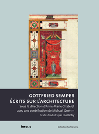 Image de Gottfried Semper. Ecrits sur l'architecture