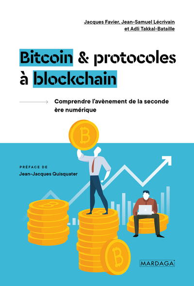 Image de Bitcoin et protocoles à blockchain