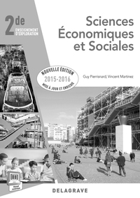 Picture of Sciences économiques et sociales (SES) 2de (2015) - Specimen enseignant avec corrigés inclus