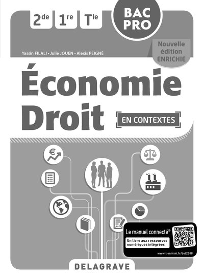 Picture of Economie Droit 2de, 1re, Tle Bac Pro (2018) - Spécimen enseignant avec corrigés inclus