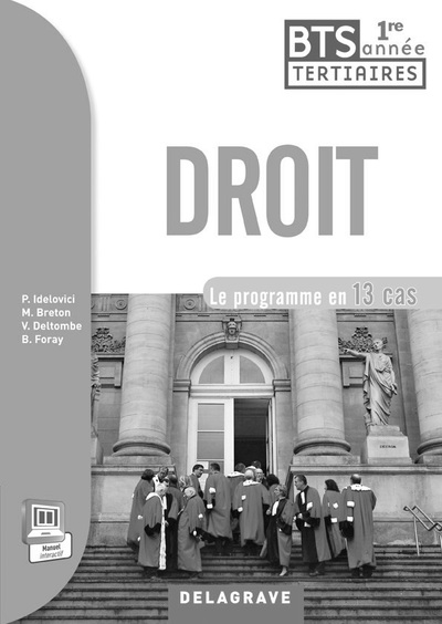 Image de Droit - 1re année BTS Tertiaires (2014) - Livre du professeur