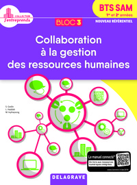 Picture of Bloc 3 - Collaboration à la gestion des ressources humaines 1re et 2e années BTS SAM (2018) - Pochette élève