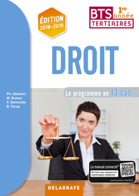 Picture of Droit 1re année BTS (2018) - Pochette élève