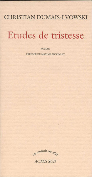 Picture of Etudes de tristesse