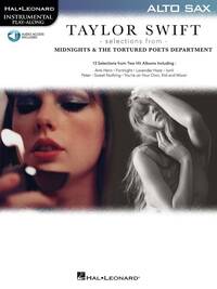 Image de SELECTIONS FROM MIDNIGHTS & THE TORTURED POETS DEPARTMENT ALTO SAX PLAY-ALONG BOOK WITH ONLINE AUDIO