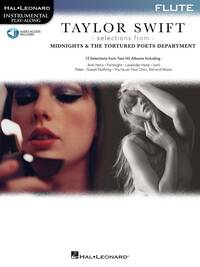 Image de SELECTIONS FROM MIDNIGHTS & THE TORTURED POETS DEPARTMENT FLUTE PLAY-ALONG BOOK WITH ONLINE AUDIO -