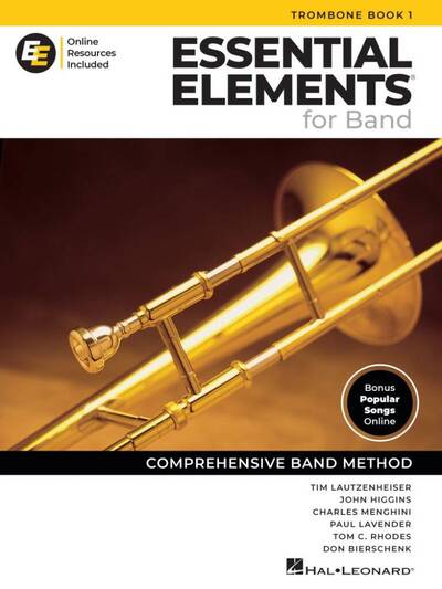 Picture of ESSENTIAL ELEMENTS FOR BAND - TROMBONE BOOK 1 - RECUEIL AVEC SUPPORT(S) EN LIGNE - TROMBONE