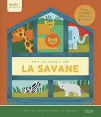 Image de Les animaux de la savane - Tire, tourne et fais glisser !