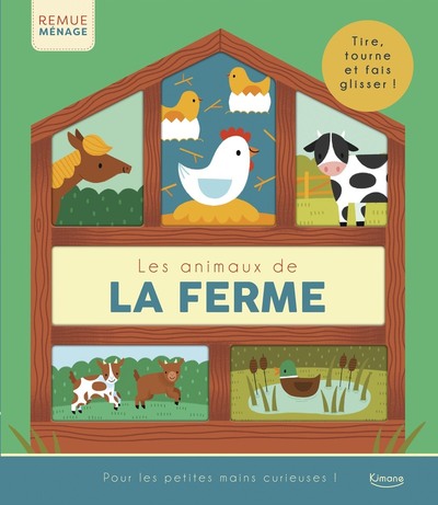 Image de Les animaux de la ferme - Tire, tourne et fais glisser !