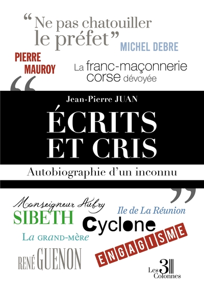 Picture of Écrits et Cris - Autobiographie d'un inconnu